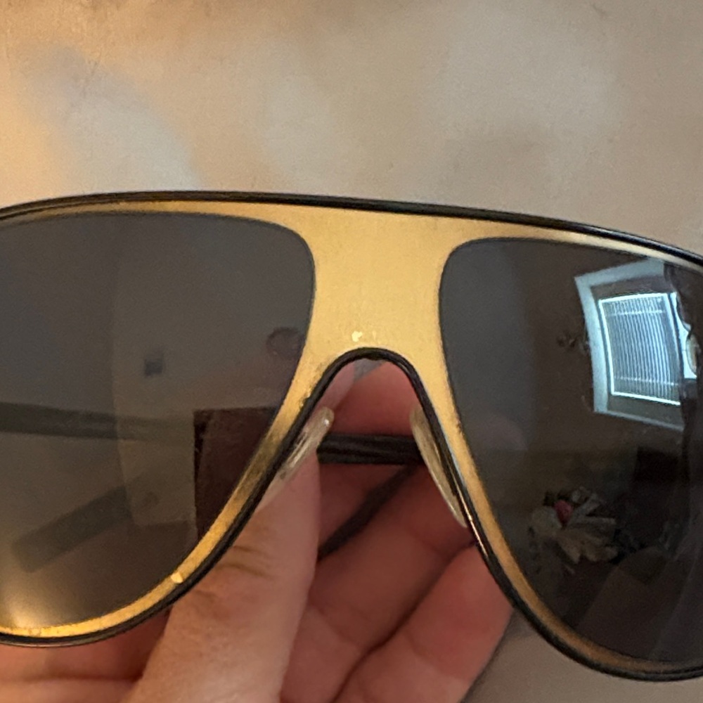 Dolce & Gabbana Black and Gold Aviator Sunglasses - Picture 3 of 8
